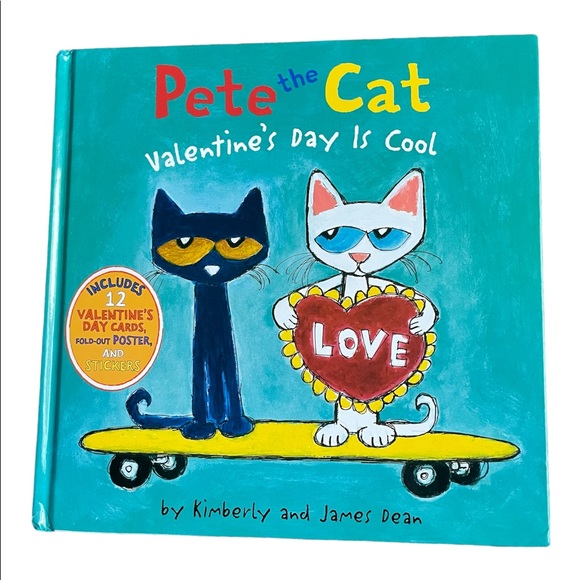 Pete the Cat: Valentine's Day Is Cool Hardcover - Picture 1 of 4